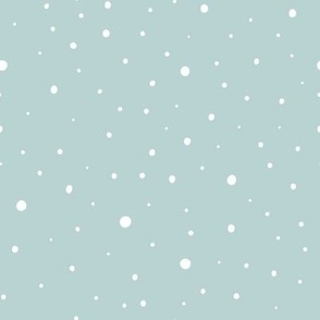 Snowy Dots Light Blue - LE23-A14