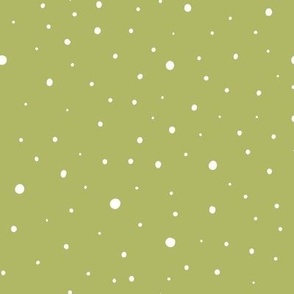 Snowy Dots Green - LE23-A15