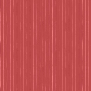 Hand-Drawn Stripes Red - LE23-A16