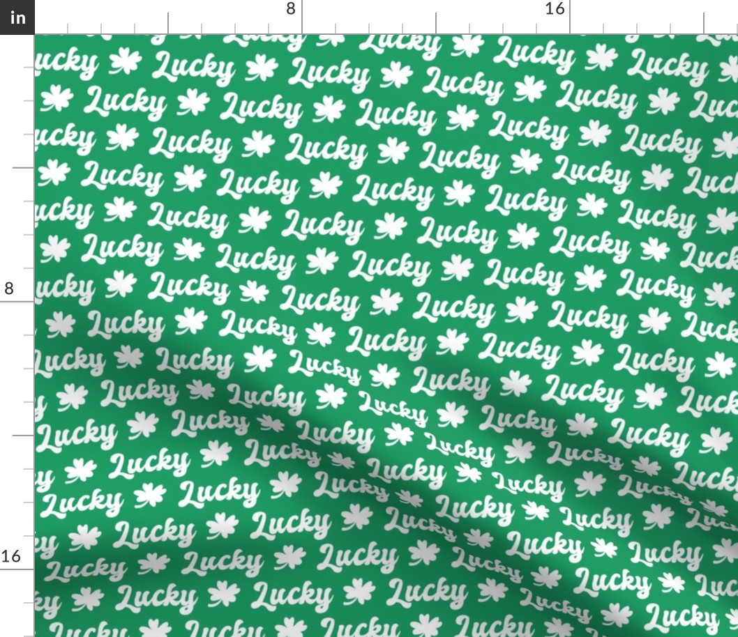 M The Luck of The Irish Lucky Irish Green