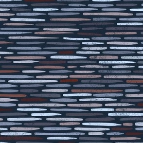 Ocean Stripes - Deep Dusk - Fresh Coastal Collection