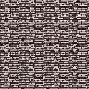 abstract geometric chocolate brown stripe