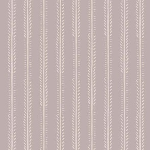Boho Borders -  Elegant Decorative Stripes in light Mauve