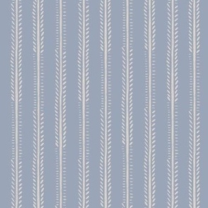 Pastel Border- Boho Borders -  Elegant Decorative Stripes in Sky blue