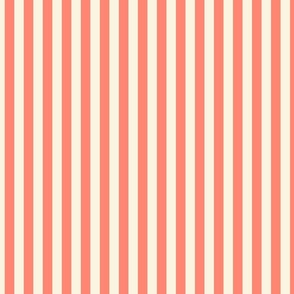 Vertical stripes - pink, peach
