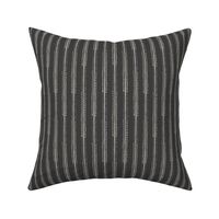 Boho Borders -  Elegant Decorative Stripes in Black and Off White tones