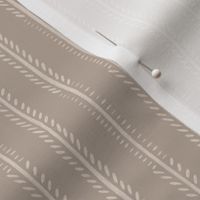  Boho Borders -  Elegant Decorative Stripes in Light Pastel Brown