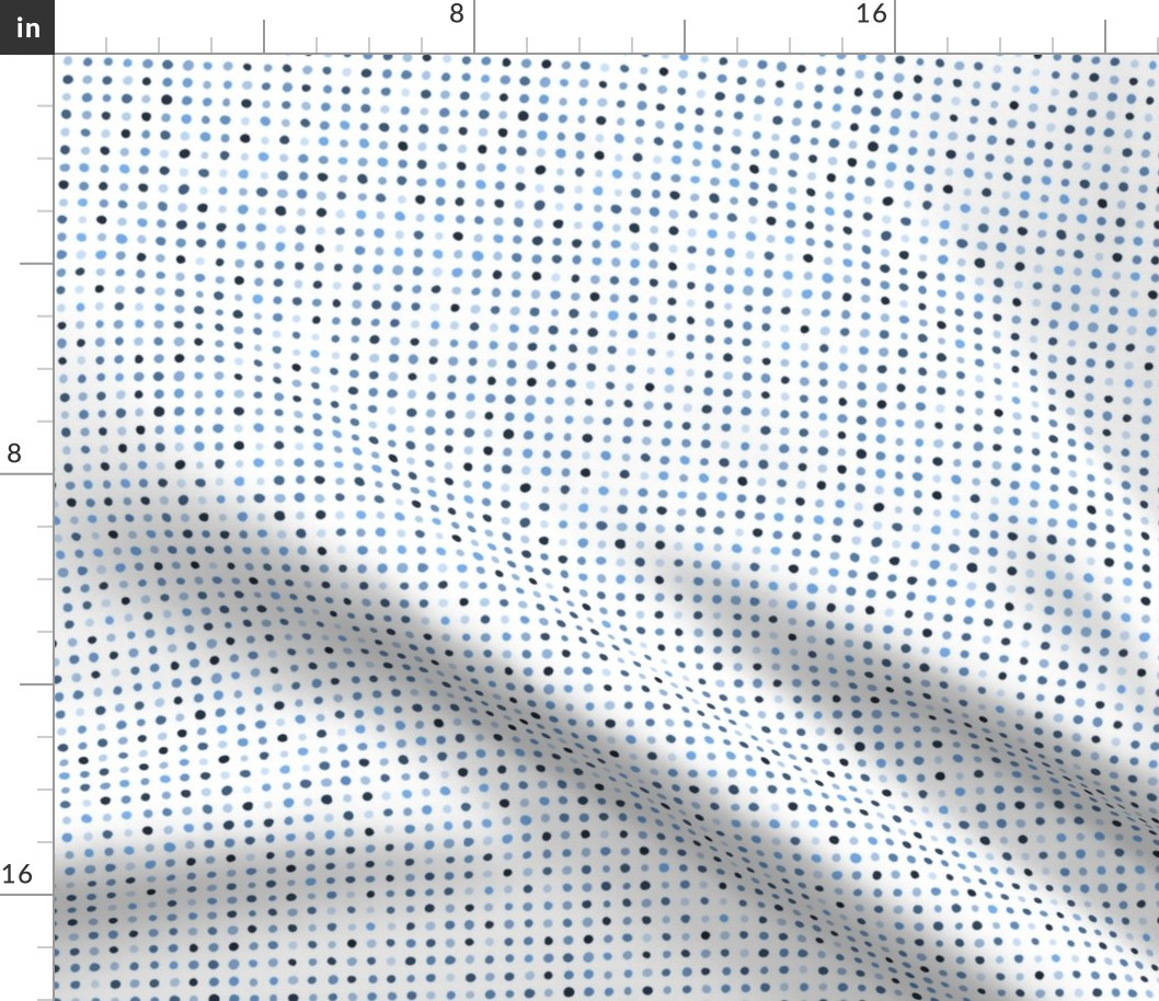 Dotty Four - Blue - Fresh Coastal