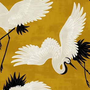 Cranes - Gold