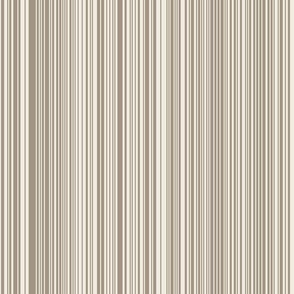 extra skinny varied vertical stripes - creamy white_ khaki brown - simple