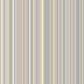 skinny multicolor stripe - pretty muted pastel palette - vertical stripes