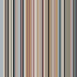 skinny multicolor stripe - pretty muted palette - vertical stripes