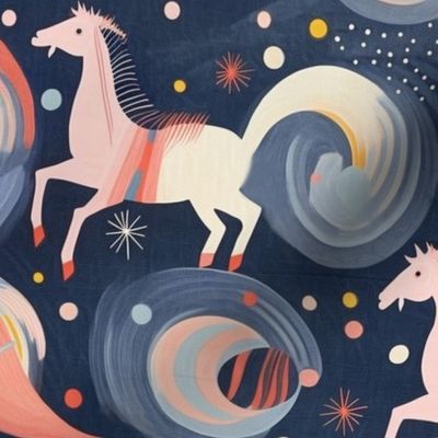 goats and unicorns inspired by hilma af klint