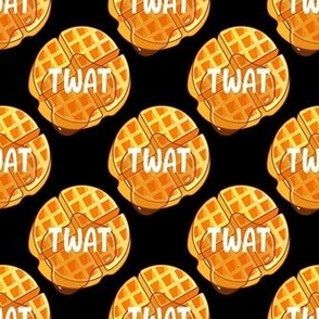 Large Scale Twat Waffles on Black
