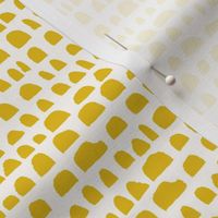 Yellow Geometric Half Circle Stripe Pastel Small Print Fabric Wallpaper Home Decor