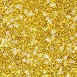 Mardi Gras Gold Glitter Baubles -- Solid Yellow Gold Faux Glitter -- PartyGlitter wxg706 -- Glitter Look, Simulated Glitter, Glitter Sparkles Print -- 25.00in x 60.42in VERTICAL repeat -- 150dpi (Full Scale) 