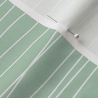 Minimalist off white free hand lines on sage green, wonky stripes, MEDIUM, 2-3 lines per inch
