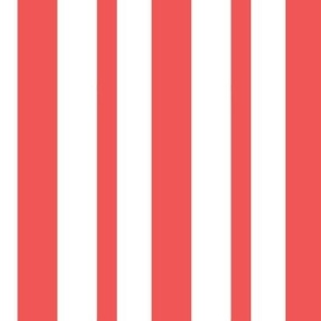 Christmas Holiday Candy Cane Stripe Red and White - 1 inch