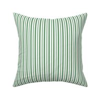 Christmas Holiday Candy Cane Stripe Green and White - 1/4 inch