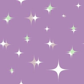 Retro Sparkles, purple
