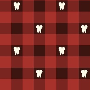 Tartan Tooth Red