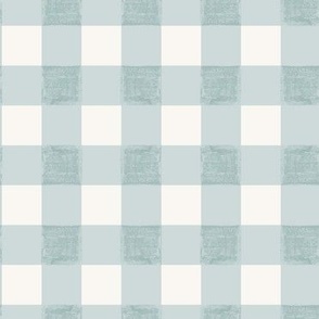 Gingham Watercolor Mint