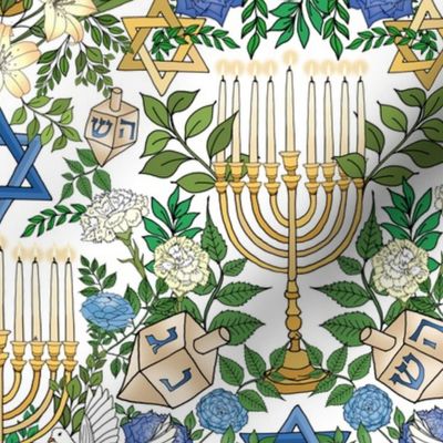 Hanukkah, the Festival of Lights (Bright White)