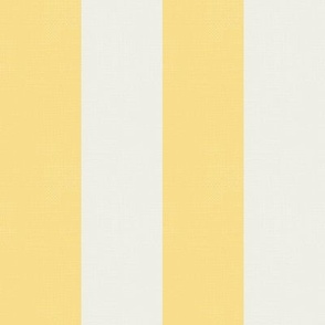 Basic Stripes (2") -  Honeybee Yellow and Dove White  (TBS216)