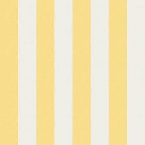 Basic Stripes (1" Stripes) - Honeybee Yellow and Dove White  (TBS216)