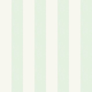 Basic Stripes (1" Stripes) - Plain Stripe - Light Pistachio and Simply White  (TBS216)