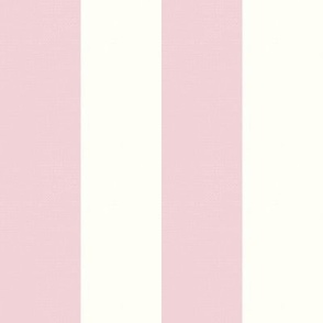 Basic Stripes (2" Stripes) - Plain Stripe - Cotton Candy Pink and Neutral White  (TBS216)
