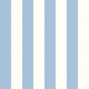 Basic Stripes (1" Stripes) - Sky Blue and Neutral White  (TBS216)