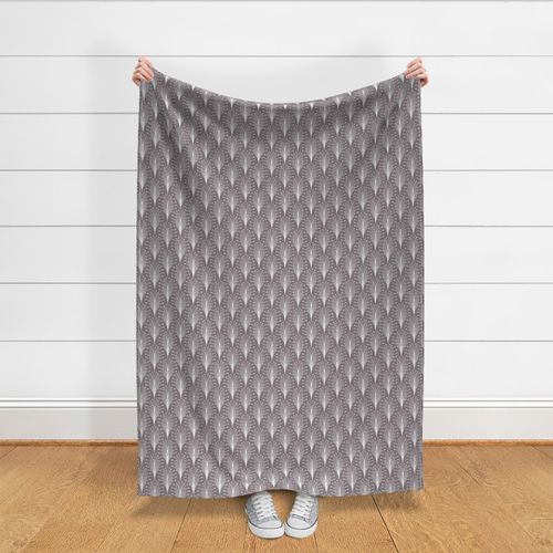 Art deco Palm - Dark Grey