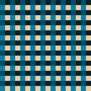 Gingham - 3 Teals stopper