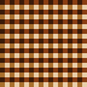 Gingham - Browns Gold stopper