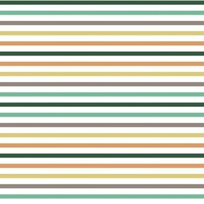 St Pats stripe  green, yellow, orange 4x4