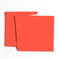 Bright medium scarlet solid color / plain red color block swatch / vibrant preppy blender coordinates solids