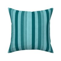 Whimsy Velvet Style Stripe Pattern  Vertical Teal Smaller Scale