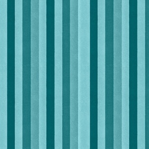 Whimsy Velvet Style Stripe Pattern  Vertical Teal Smaller Scale