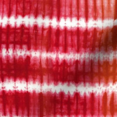 medium // Tie dye stripes in red