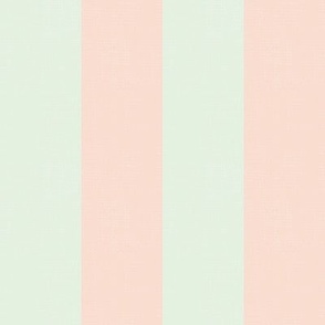 Basic Stripes (2" Stripes) - Sunlit Coral and Light Pistachio  (TBS216)