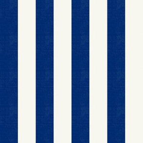 Basic Stripes (1" Stripes) - Starry Night Blue and Simply White (TBS216)