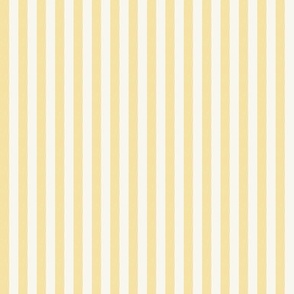 Basic Stripes (0.25" Stripes) - Hawthorn Yellow and Simply White (TBS216)