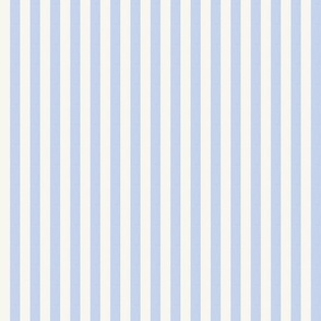 Basic Stripes (0.25" Stripes) - Windmill Wings Blue and Simply White (TBS216)