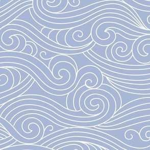 Ocean Waves Periwinkle