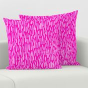 Pink Grass Pattern Big Modern Abstract Botanical Nature Garden Patio Picnic Fuschia Retro Scandi Swiss Danish Mid-Century