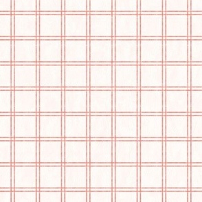 Medium | Simple geometric red grid on white 