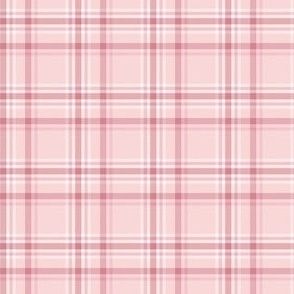 mini tartan plaid / pink