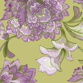 Chintz  Grape _ Linden Jumbo shade