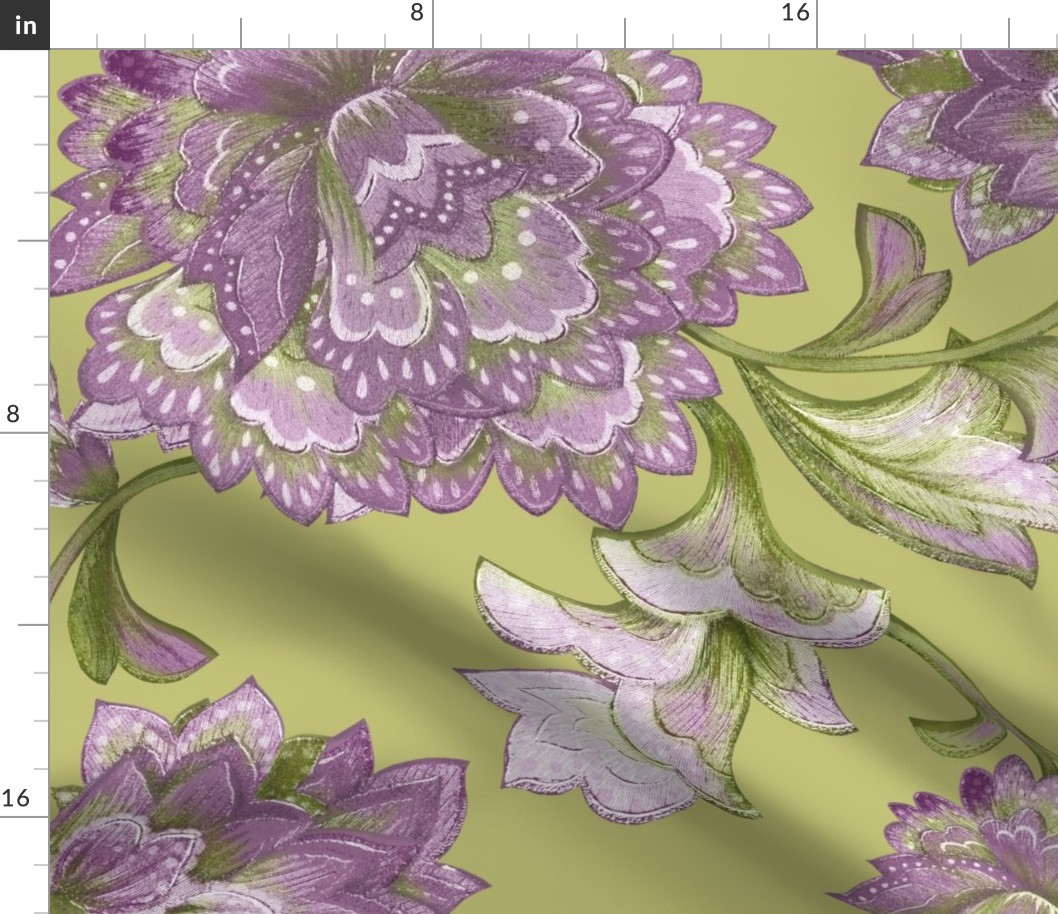 Chintz  Grape _ Linden Jumbo shade